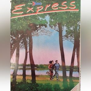 Amtrack Trains Express Magazine March 1983 Vintage Railroadiana